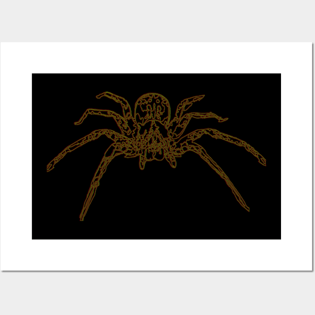 Tarantula Wall Art by NerdsbyLeo